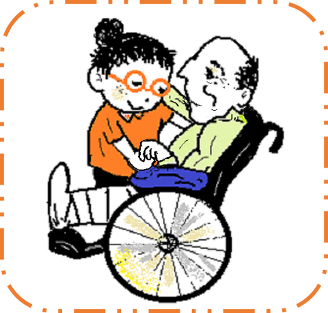 えいこさん車椅子
